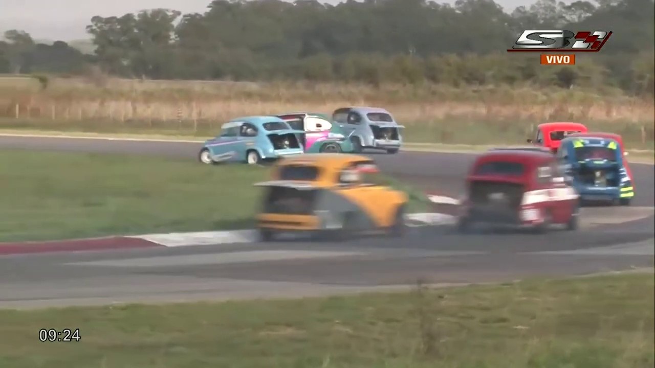 Fiat 600 Light 2023 Dolores Final 1 Start Big Crash