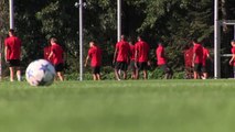 Braga training ahead of UEFA Champions League clash with Napoli