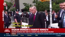 Cumhurbaşkanı Erdoğan'ın muhabirle diyaloğu gülümsetti: Naber kız?