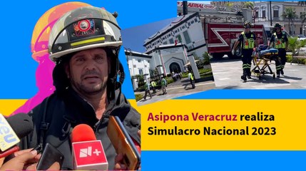 Asipona Veracruz realiza Simulacro Nacional 2023