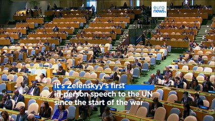 UN Assembly: Zelenskyy accuses Russia of weaponising food, energy, children in war against Ukraine