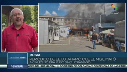 Periódico de EE.UU afirmó misil que mató a civil en Ucrania no era ruso