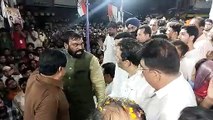 Congressmen clashed with each other on the stage of Jan Akrosh Yatra in Burhanpur