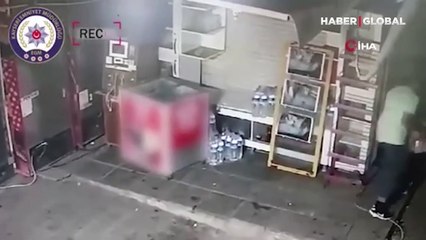 Kayseri'de kamera ile tespit edilen hırsızlar yakayı ele verdi