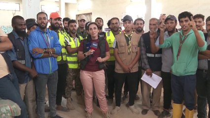 كيف يتم تنظيم وتوزيع المساعدات في درنة؟