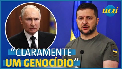 Zelensky acusa Rússia de 'genocídio' por sequestro de crianças