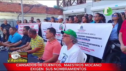 NO QUIEREN NOMBRAR LOS PROFESORES LUEGO DE EXAMINARSE