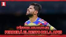 Néstor Araujo SUFRE ROTURA de LIGAMENTO