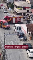Incêndio atinge prédio do antigo almoxarifado da Secretaria de Saúde