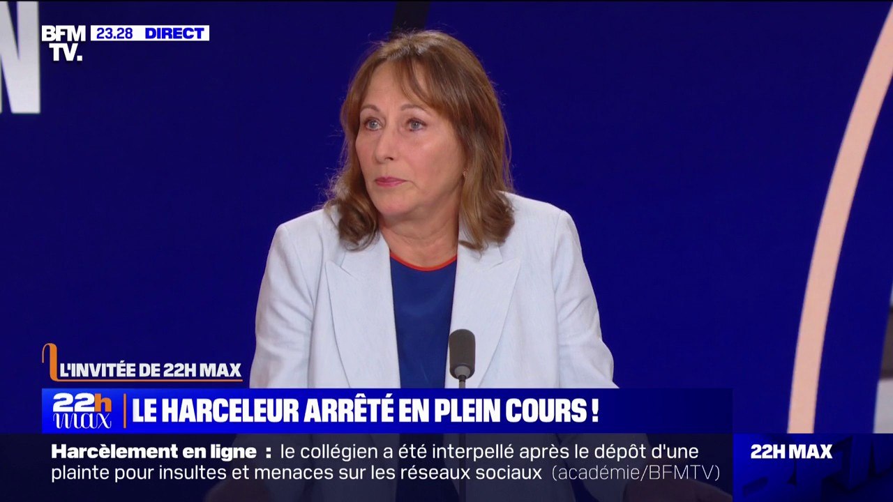Harceleur interpellé en plein cours à Alfortville: "Je préfère une intervention un peu musclée que pas d'intervention", affirme Ségolène Royal