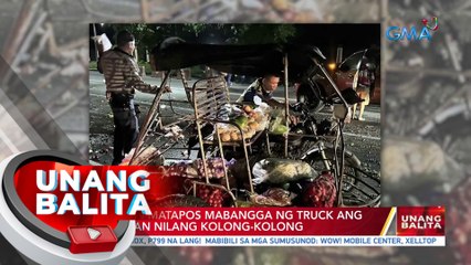 3, sugatan matapos mabangga ng truck ang sinasakyan nilang kolong-kolong | UB