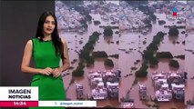 Lluvias provocan inundaciones en India