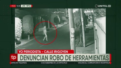 Denuncian el robo de herramientas de un domicilio en la calle Irigoyen