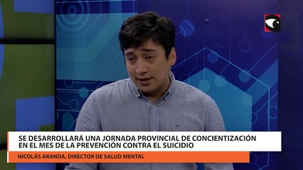 Se desarrollará una jornada provincial de concientización en el mes de la prevención contra el suicidio