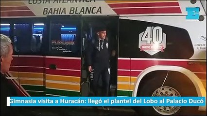 Gimnasia visita a Huracán: llegó el plantel del Lobo al Palacio Ducó