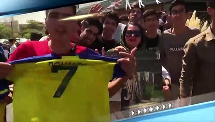 [스포츠영상] 양국 간 앙금도 녹여버린 호날두?…이란서 구름 인파