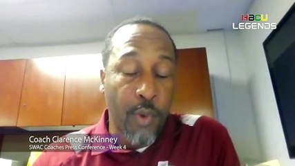 Coach McKinney - SWAC Coaches Week-4 Press Conference