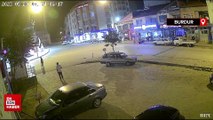 Burdur’da kaldırıma çarpan motosikletin 100 metre sürüklendiği kaza