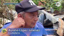 Incendio por corto circuito dejó a una familia sin hogar en Minatitlán, ¡lograron salvarse!