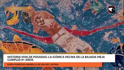 Historia viva de Posadas la icónica vecina de la Bajada Vieja cumplió 91 años