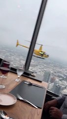 Pedida de matrimonio en helicóptero