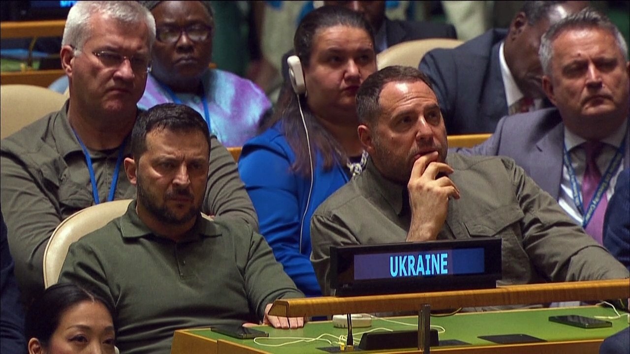 Zelenski dice en la ONU que Rusia utiliza los alimentos y la energía como “arma”