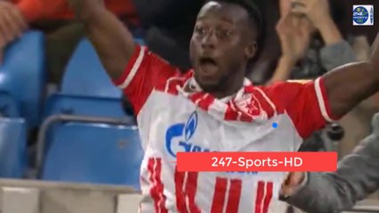 Osman Bukari Goal vs Manchester City at UEFA Champions League, Manchester City vs Crvena Zvezda