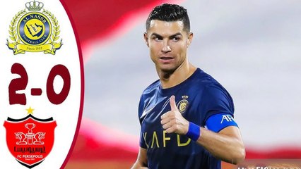 Al Nassr vs Persepolis 2-0 All Goals & Highlights 2023 Ronaldo Goals