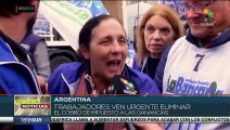 Argentina: Movimientos sociales manifiestan apoyo a la eliminación de impuestos a ganancias