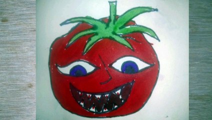 How to draw Mr. Tomatoes