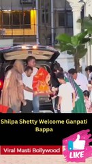 Shilpa Shetty Welcome Ganpati Bappa