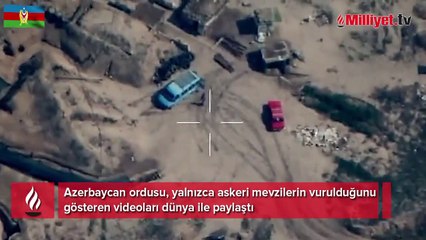Azerbaycan ordusundan "sivillere saldırılıyor" iddialarına videolu yanıt