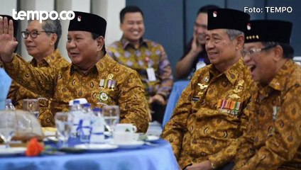 Prabowo Segan Memasukkan SBY ke Tim Pemenangan Pilpres 2024