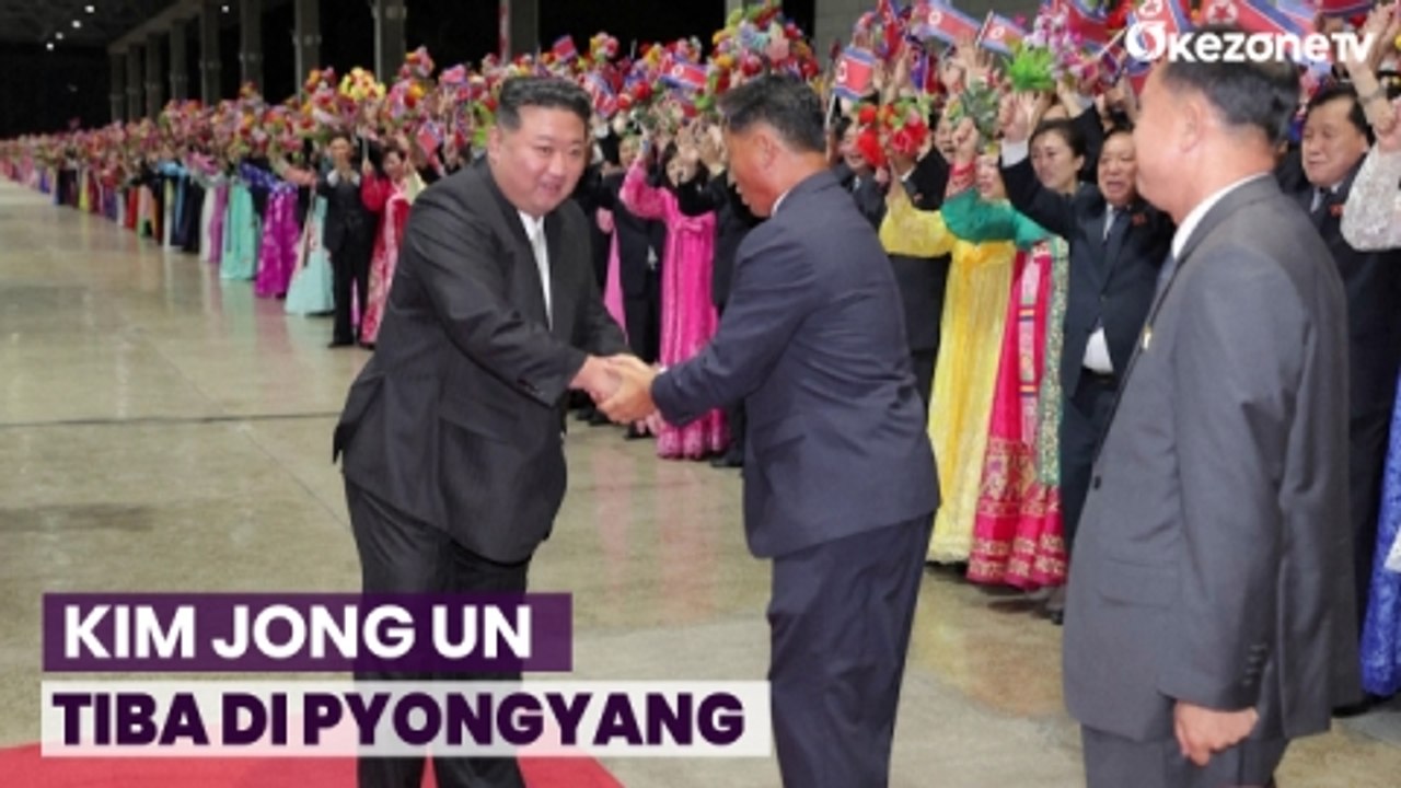 Pulang dari Rusia, Kim Jong Un Tiba di Pyongyang