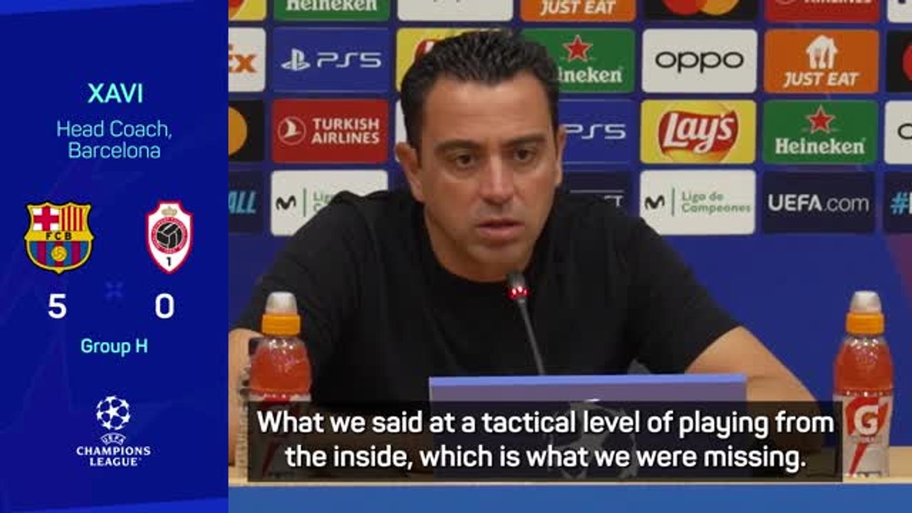 'Too early' for Xavi to know whether Barca can win Champions League