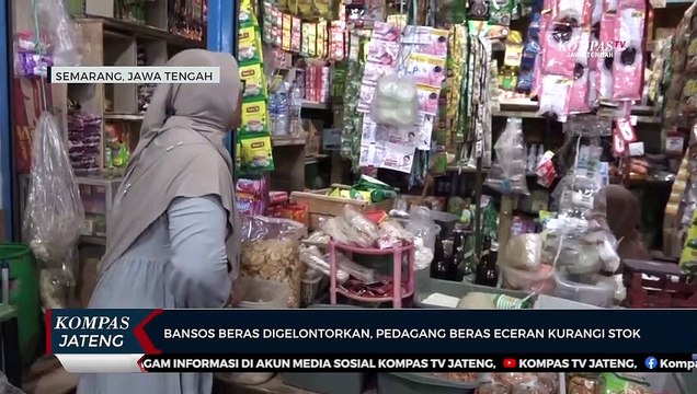 Bansos Beras Digelontorkan, Pedagang Beras Eceran Kurangi Stok