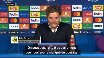 Terzic mécontent du penalty et du manque de courage