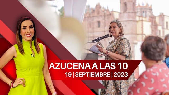 Xóchitl Gálvez niega haber plagiado partes de su tesis. Azucena a las 10, 19 de septiembre de 2023