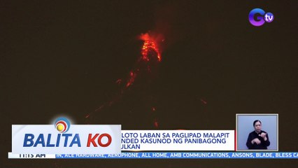 Abiso sa mga piloto laban sa paglipad malapit sa Mayon, extended kasunod ng panibagong aktibidad ng bulkan | BK