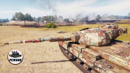 [ wot ] CONQUEROR 不可阻擋的鋼鐵巨獸！ | 4 kills 7.6k dmg | world of tanks |  @pewgun77 ​