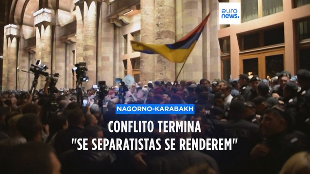 Conflito em Nagorno-Karabakh termina se separatistas se renderem , diz presidente do Azerbaijão