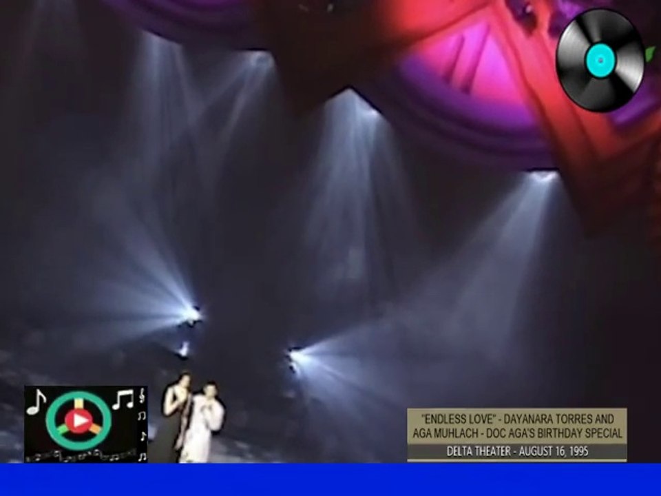 ENDLESS LOVE (Diana Ross & Lionel Richie Cover) | Dayanara Torres & Aga Muhlach | Doc Aga's Birthday Special in Oki Doki Doc Live at Delta Theater (August 16, 1995)