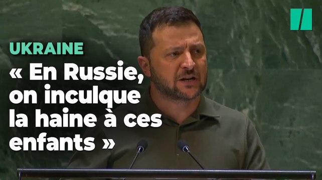 À l'ONU, Zelensky accuse la Russie de génocide et veut de l'aide pour sauver les enfants déportés