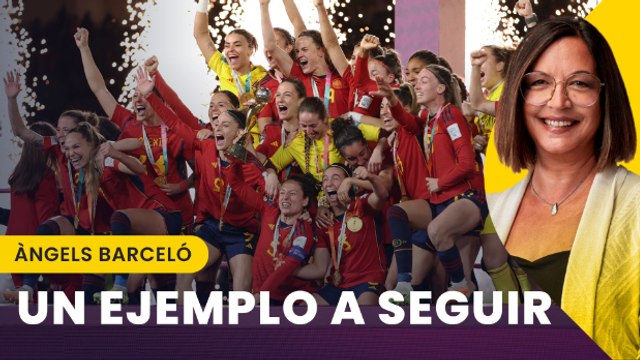 Me quito el sombrero : Àngels Barceló se rinde ante las jugadoras de la selección femenina y su ejemplo