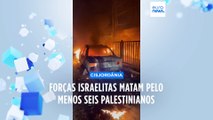 Forças israelitas matam pelo menos seis palestinianos na Cisjordânia e em Gaza