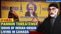 India-Canada Row: Sikhs for Justice asks Hindus of Indian origin to leave Canada | Oneindia News