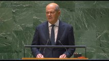 Scholz invoca la pace davanti all'Assemblea generale dell'Onu