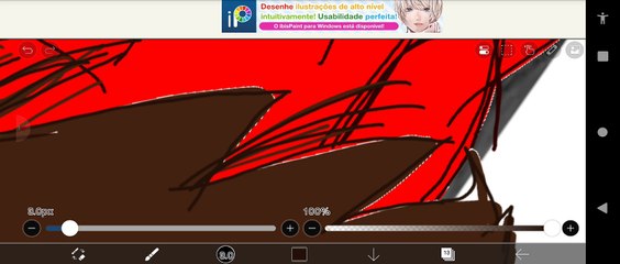 Desenhar Hadassa Bravery no IbisPaintX Android Parte 5