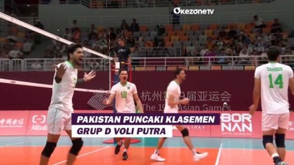 Highlight Asian Games 2023: Tim Voli Putra Pakistan Hajar Taiwan 3-0
