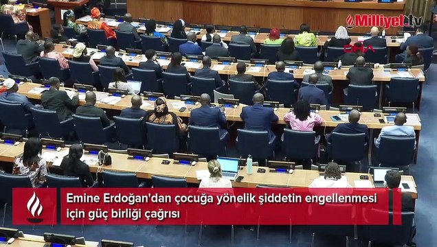 Emine Erdoğan'dan çocuğa yönelik şiddetin engellenmesi için güç birliği çağrısı